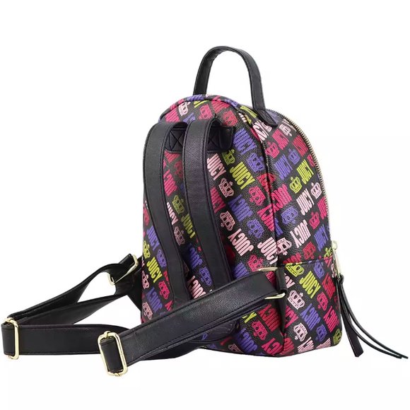 Juicy By Juicy Couture | Crowd Pleaser Backpack | Vinyl | Multi Color - Picture 4 of 4